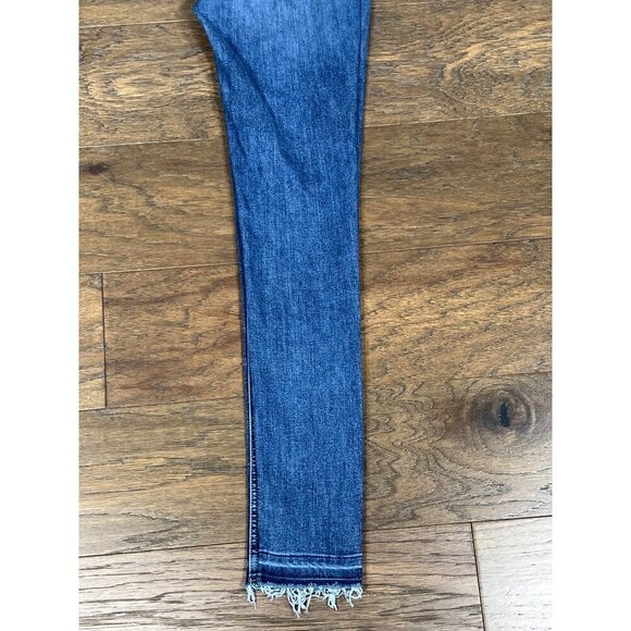 RAG & BONE Ankle Skinny Jeans Raw Hem Shade: Clean Lily Dale Sz 25 #18818 - Picture 3 of 6